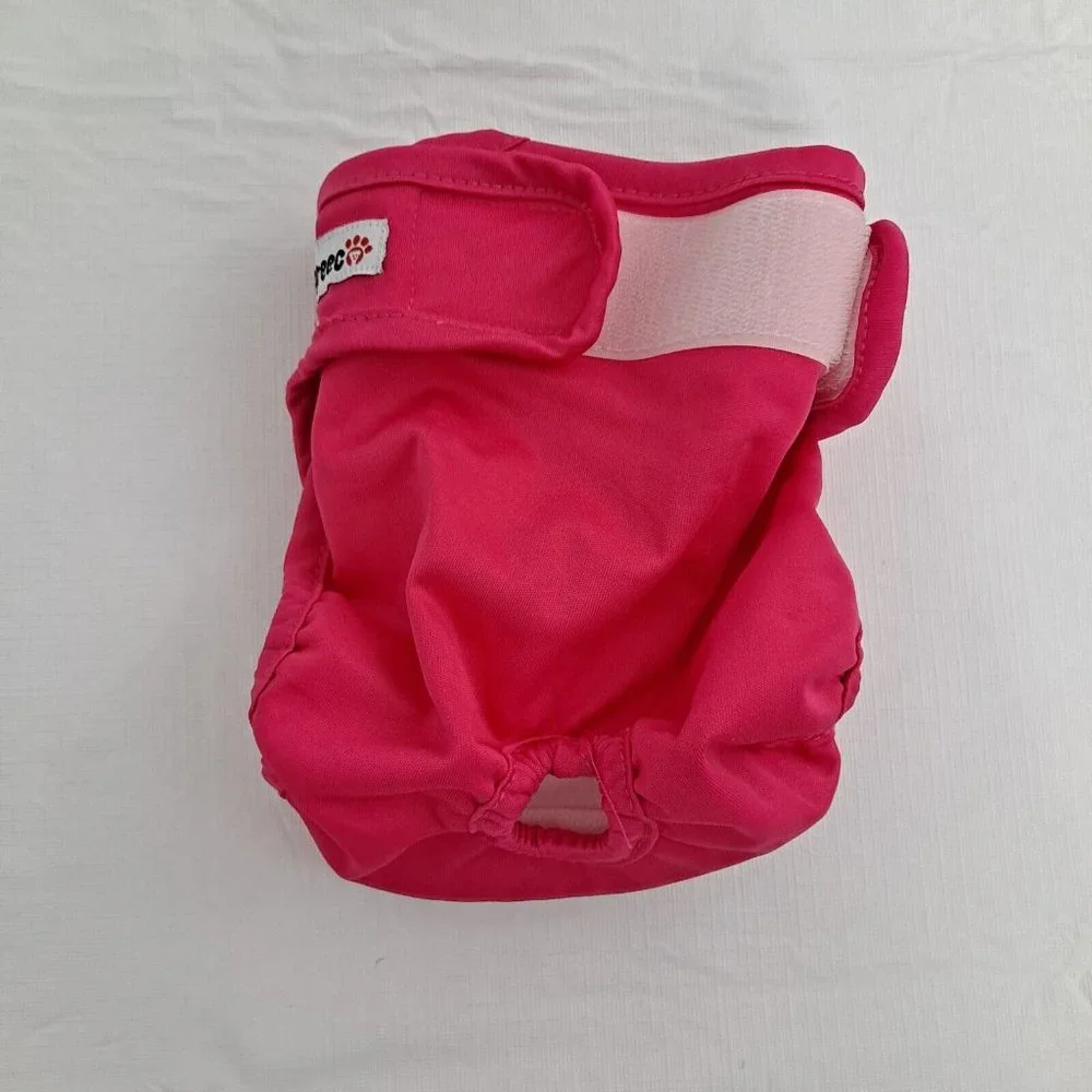 Dog Diaper Pink Washable Medium